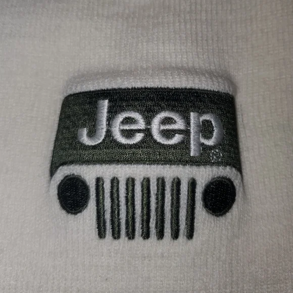 5 for $20 | Jeep Embroidered Grill Logo Small Beanie - Picture 3 of 10